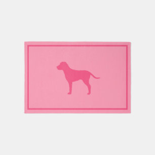 Pink Dog Rug