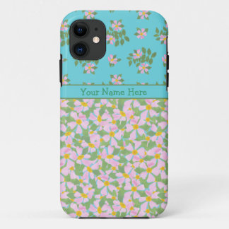Pink Dogrose Floral iPhone 5/5s Case-Mate Case