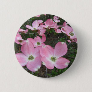 Pink Dogwood Button