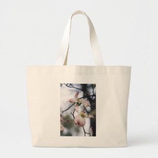 Pink Dogwood Canvas Bag