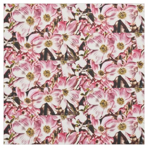 Pink Dogwood Fabric