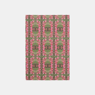 Pink Dogwood Flower Blossoms Painting Abstract Rug