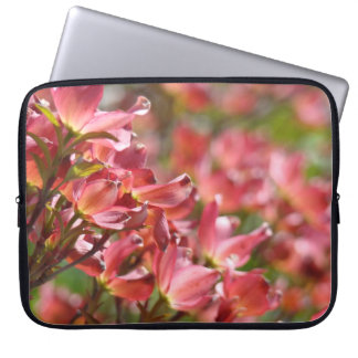 Pink Dogwood Flowers Floral Laptop sleeves bags