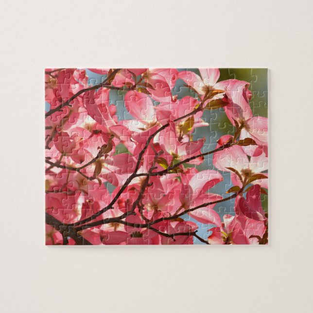 Pink Dogwood Flowers Jigsaw Puzzle (Horizontal)