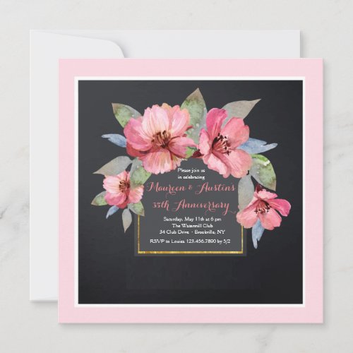 Pink Dogwood Invitation