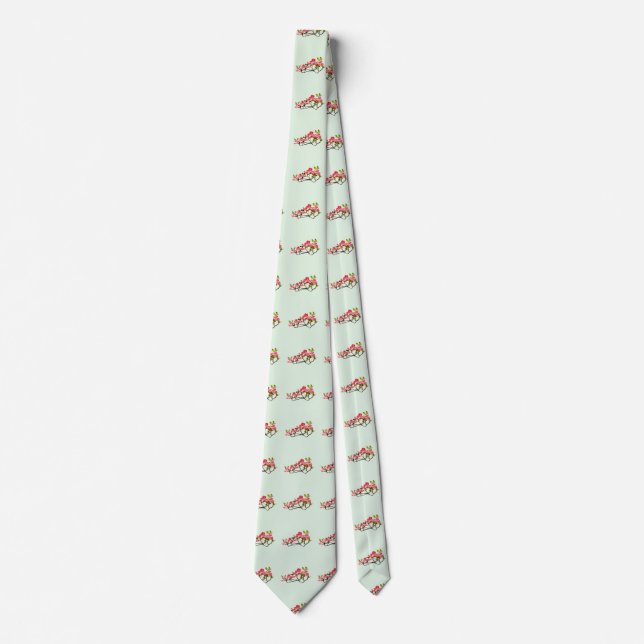 Pink Dogwood Neck Tie (Front)
