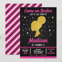 Pink Doll Besties Fashion Party Birthday
