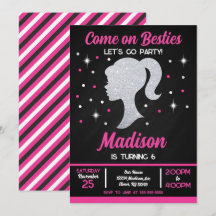 Pink Doll Besties Fashion Party Birthday