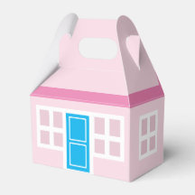 Pink Doll Theme Party Favor Box