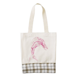 Pink Dolphin HEART Tote