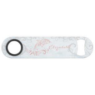 Pink Dolphin Personalized Bottle Opener