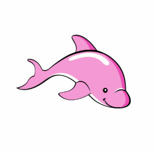 Pink Dolphin Photo Sculpture