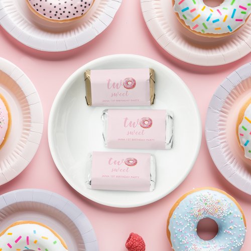  Pink Donut Birthday Hersheys Miniatures