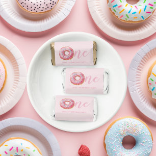 Pink Donut Birthday Hershey's Miniatures