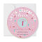 PINK DONUT BIRTHDAY INVITATION