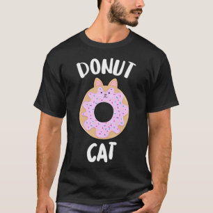 Pink donut cat with archaeology truck boy shirt