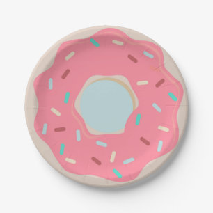 Pink Donut Custom Plate