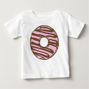 Pink Donut, Doughnut, Chocolate, Icing, Frosting Baby T-Shirt
