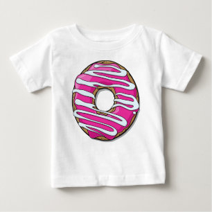Pink Donut, Doughnut, Icing, Frosting, Glaze Baby T-Shirt
