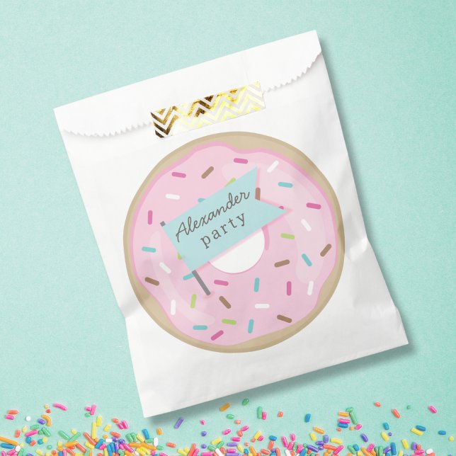 PINK DONUT FAVOR BAG (Creator Uploaded)