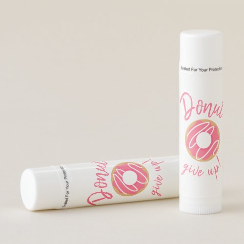 Pink Donut Give Up Lip Balm