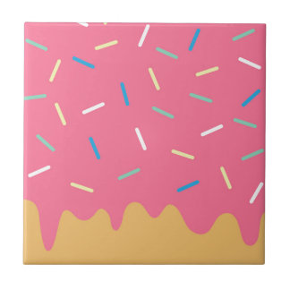 Pink Donut Tile