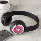 Pink Donut w/ Sprinkles Monogram Headphones (In Situ)