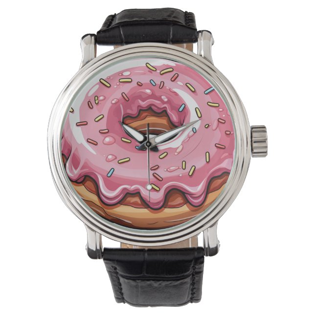 Pink Donut Watch (Front)