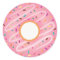 Pink Donut with Rainbow Sprinkles