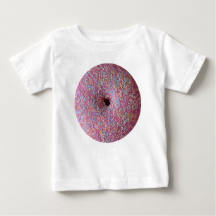 Pink donut with sprinkles baby T-Shirt