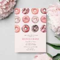 Pink Donuts and Diamonds Bridal Shower