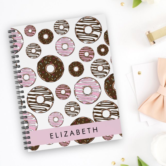 Pink Donuts, Brown Donuts, Sprinkles, Your Name Planner (Creator Uploaded)