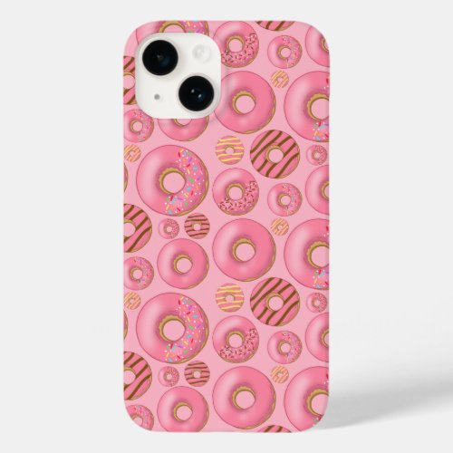 Pink Donuts Pattern Case_Mate iPhone 14 Case