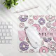 Pink Donuts, Purple Donuts, Sprinkles, Your Name Mouse Pad | Zazzle