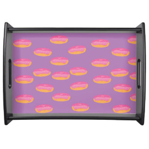 Pink Donuts Serving Tray