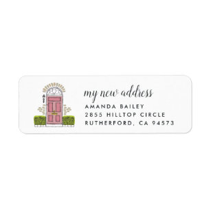 We Have Moved Return Address Labels | Zazzle