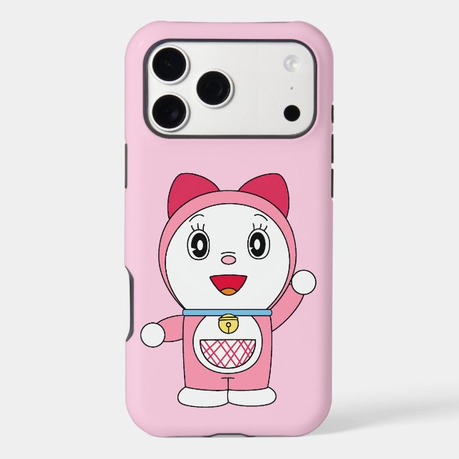 Pink Doraemi Doraemon Anime Fanart iPhone Case (Back)