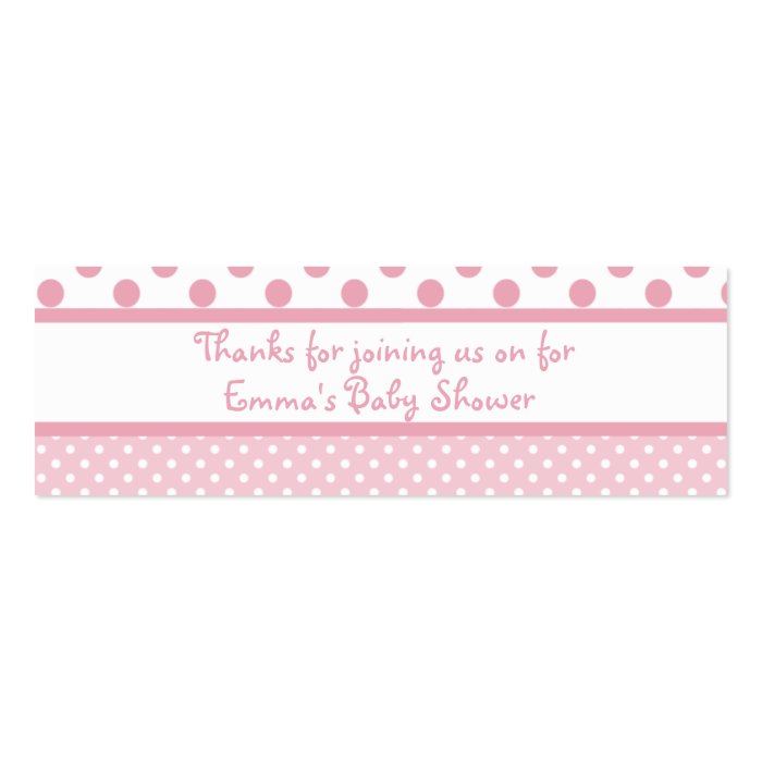 Business Cards, 472 Baby Shower Favor Tags Business Card Templates