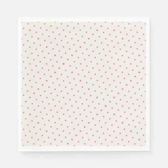 Pink Dots Napkins (Front)