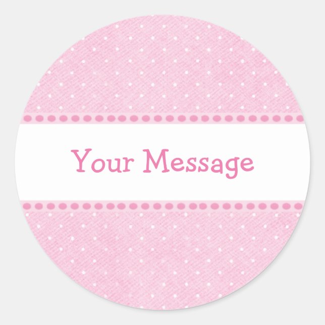 Pink Dots Sticker (Front)