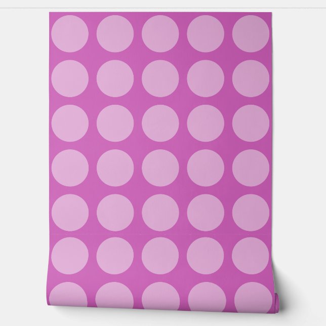 Pink dots wallpaper  (Unrolling)