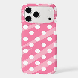 Pink Dots Zebra Print iPhone 17 Pro Max Case