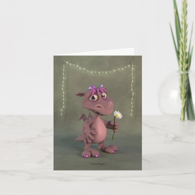 Pink Dragon Card (Front)
