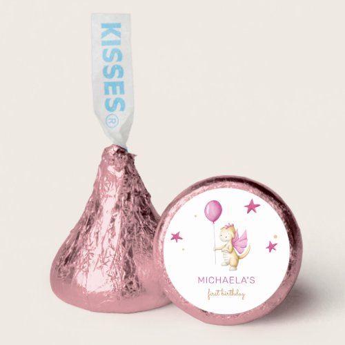 Pink Dragon First Birthday Hershey®'s Kisses®