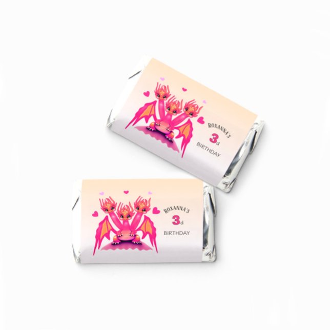 Pink dragon hershey's miniatures (Creator Uploaded)