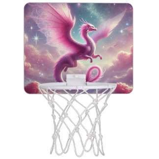 Pink Dragon Mini Basketball Hoop