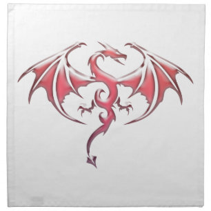 Pink Dragon Mojo Napkins