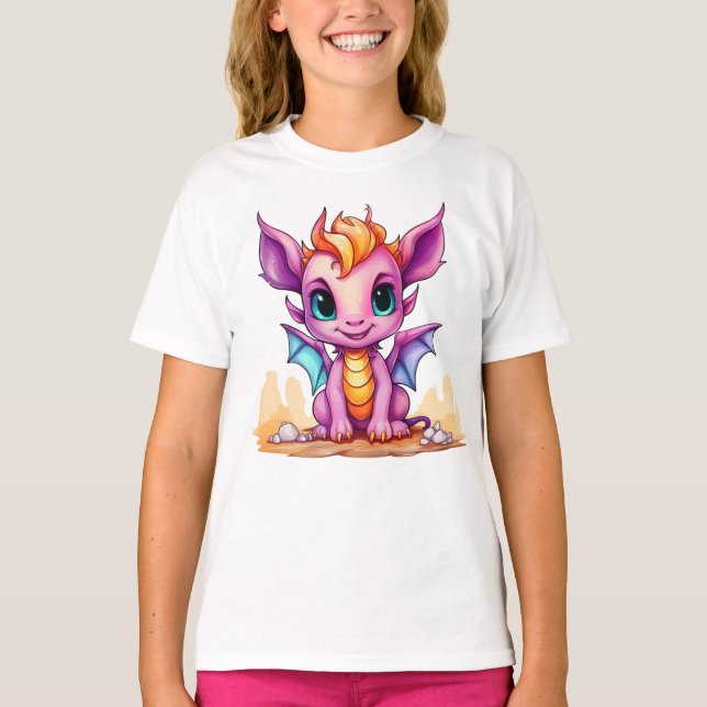 Pink Dragon T-Shirt (Front)