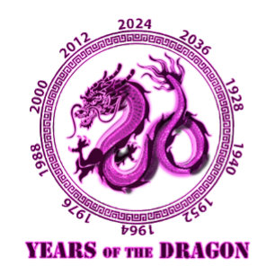 Pink Dragon, Years of the Dragon Mug Flask