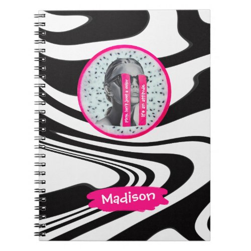 Pink Dragonfruit Fashionista  Notebook